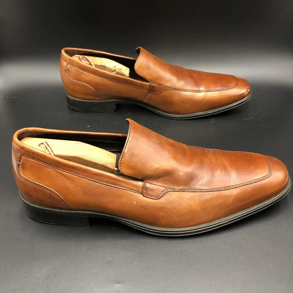 Cole Haan Postino Venetian Slip On Loafers Moc Toe Brown Mens 11 M‎ C10234 FE12